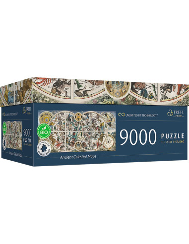 VV-81031,Puzzle Trefl Uft 9000 Harti Celeste Antice