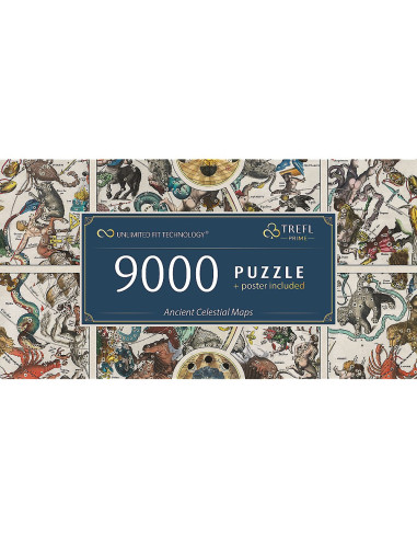 VV-81031,Puzzle Trefl Uft 9000 Harti Celeste Antice