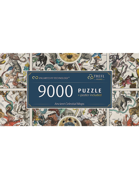 VV-81031,Puzzle Trefl Uft 9000 Harti Celeste Antice