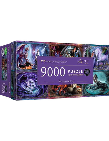VV-81034,Puzzle Trefl Uft 9000 Anne Stokes Collections Creaturi Fantastice