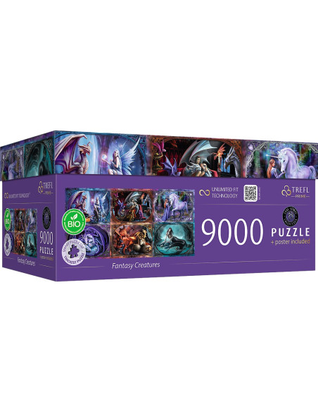 VV-81034,Puzzle Trefl Uft 9000 Anne Stokes Collections Creaturi Fantastice