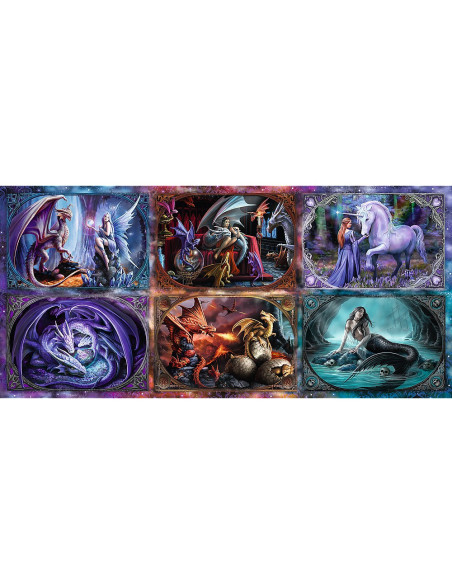 VV-81034,Puzzle Trefl Uft 9000 Anne Stokes Collections Creaturi Fantastice
