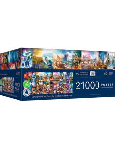 VV-81040,Puzzle Trefl Uft 21000 Cronici Pamantesti De La Creatie La Viitor 2