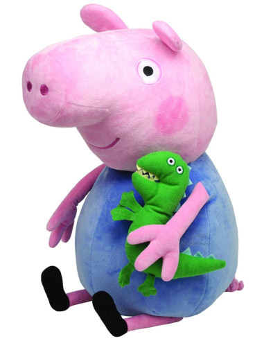 TY56019,Plus Ty 38cm Beanie Buddies Peppa Pig George