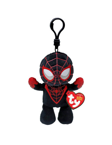 TY34008,Plus Breloc Ty 8.5cm Beanie Babies Marvel Miles Morales
