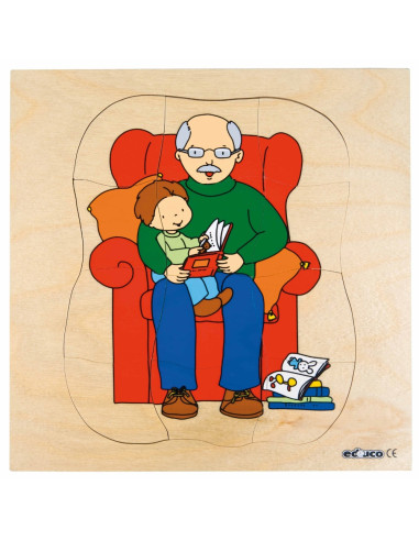 E522015,Puzzle de dezvoltare bunicul