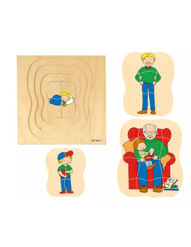 E522015,Puzzle de dezvoltare bunicul