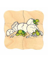 E522221,Puzzle de dezvoltare cu patru straturi BROASCA TESTOASA 24x24 cm, grosime 2cm