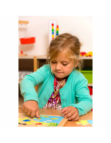 E522116,Puzzle cu anotimpuri 2 - set de 4