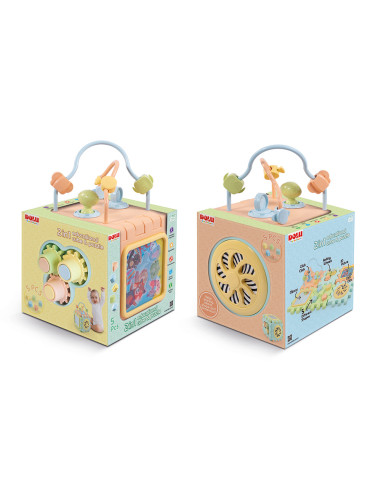D5192,Cub 2 in 1 cu activitati - Pastel
