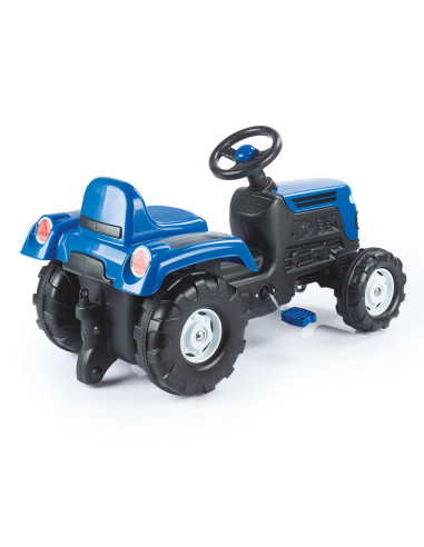 D8045,Tractor cu pedale - albastru