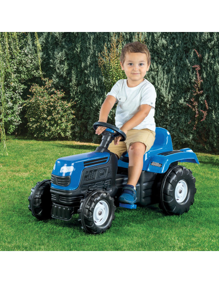 D8045,Tractor cu pedale - albastru