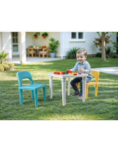 D2678,Set de masa cu scaune - Pastel