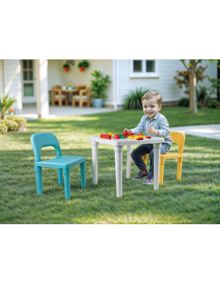 D2678,Set de masa cu scaune - Pastel
