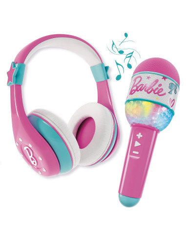 L104468,Set casti & microfon cu bluetooth - Barbie
