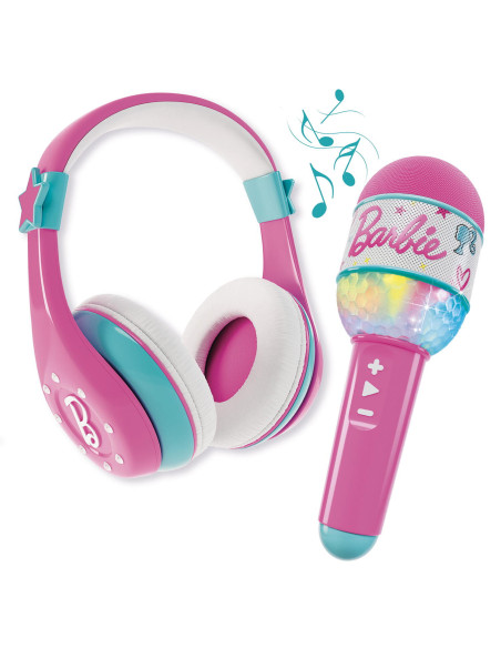 L104468,Set casti & microfon cu bluetooth - Barbie