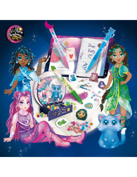 LEX107551,Set creativ - Carioci magice si jurnal - The Moon Academy