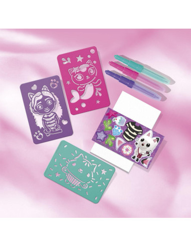 TT420366,Set 3 in 1 Gabby's Dollhouse - Bratari, carioci de suflat & pictura cu diamante