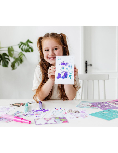TT420366,Set 3 in 1 Gabby's Dollhouse - Bratari, carioci de suflat & pictura cu diamante