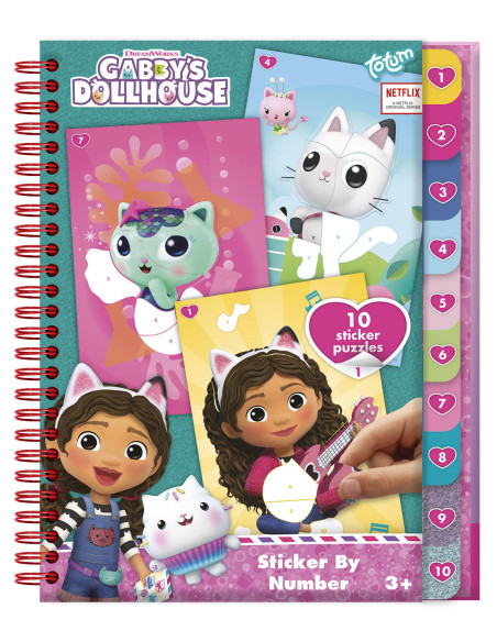 TT421028,Carticica cu activitati si abtibilduri - Gabby's Dollhouse
