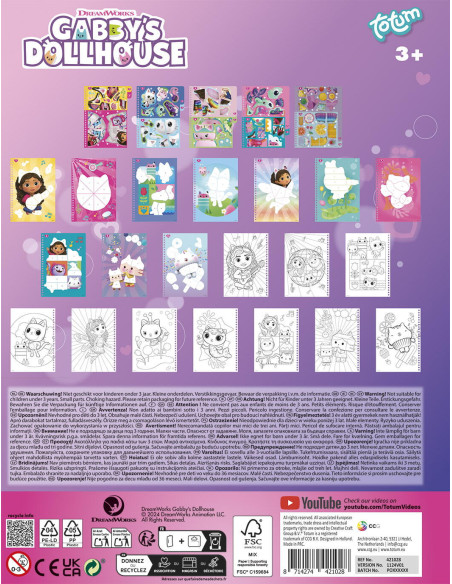 TT421028,Carticica cu activitati si abtibilduri - Gabby's Dollhouse