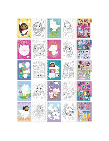 TT421028,Carticica cu activitati si abtibilduri - Gabby's Dollhouse