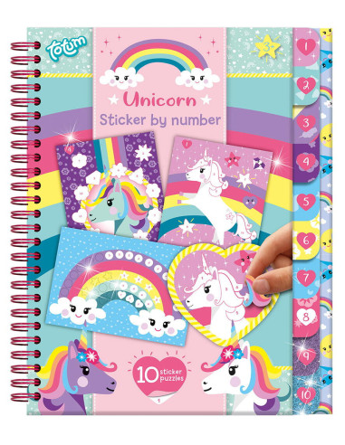 TT072008,Carticica cu activitati si abtibilduri - Unicorn