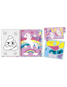 TT072008,Carticica cu activitati si abtibilduri - Unicorn 2