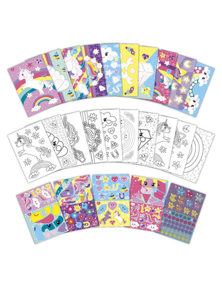 TT072008,Carticica cu activitati si abtibilduri - Unicorn