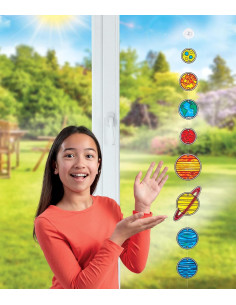 E2088,Arta pe geam - Sistemul meu solar 2
