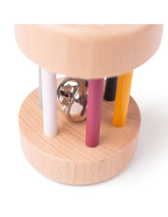 32002,Cilindru din lemn cu zornaitoare 2