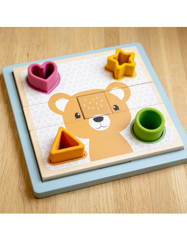 35056,Puzzle cu sortator forme - Animalute