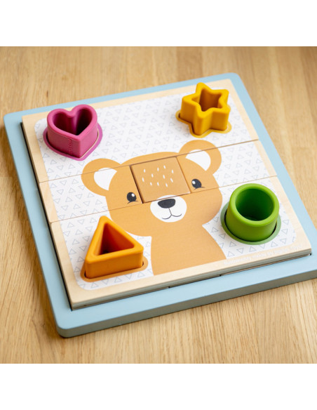 35056,Puzzle cu sortator forme - Animalute