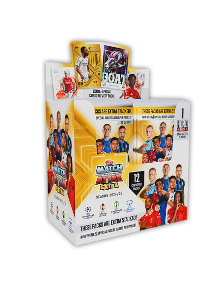 5053307074637,Cutie 24 pachete cartonase - Match Attax Extra 2025 - Full Box