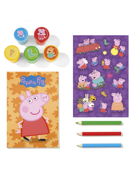 BT360242,Set creativ cu stampile - Peppa Pig