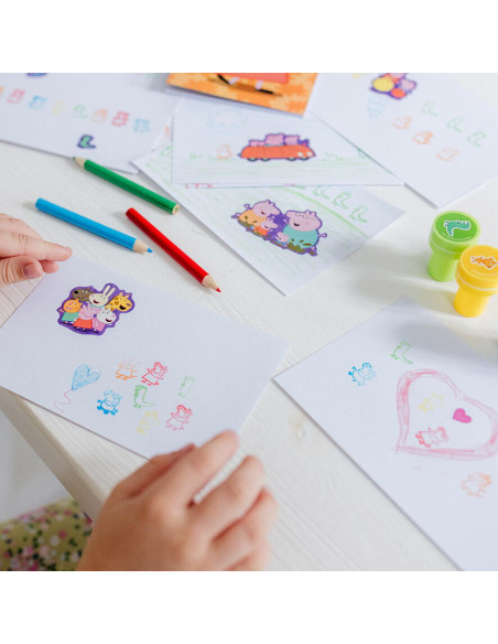 BT360242,Set creativ cu stampile - Peppa Pig