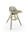 D7568,Scaun de masa premium cu perna - Verde Eco