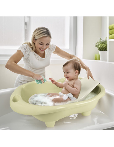 D7269,Cadita cu suport anatomic Hippo - Verde Eco