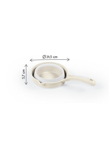 D7271,Set 3 in 1 cu cadita pliabila - Bej