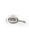 D7273,Set 3 in 1 cu cadita pliabila - Gri