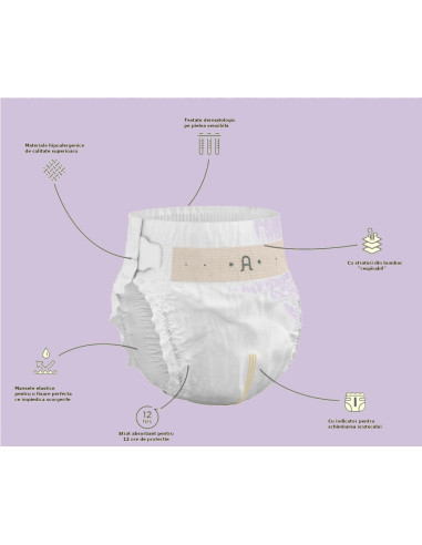 UP-agn_snr3,Scutece hipoalergenice Supreme Agnotis, marimea nr. 3, 6-10 kg, 44 bucati