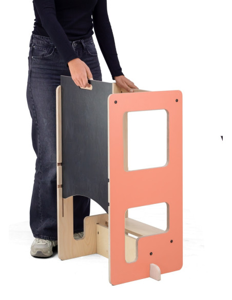 UP-Mtyz_flipr,Turn de invatare multifunctional Kule Flip, Roz, MamaToyz