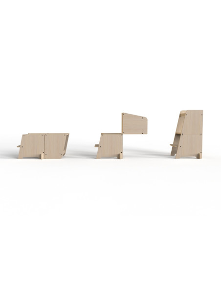 UP-Mtyz_bend,Turn de invatare multifunctional Kule Bend, Natur, MamaToyz