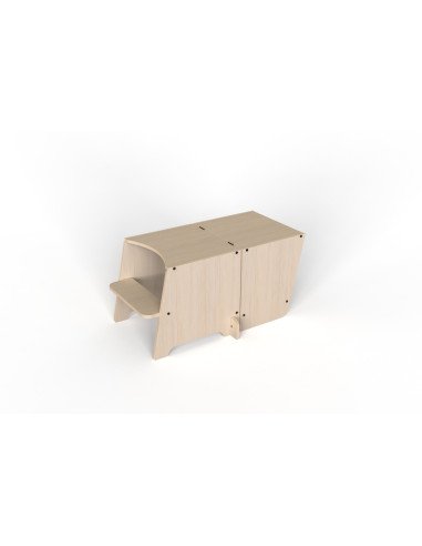 UP-Mtyz_bend,Turn de invatare multifunctional Kule Bend, Natur, MamaToyz