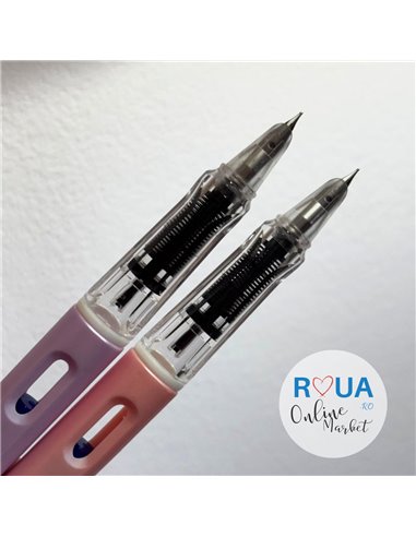 Set stilouri cu cerneala termosensibila + Rezerve, Candy, Mov/Roz