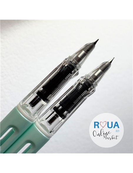 Set stilouri cu cerneala termosensibila + Rezerve, Candy, Verde