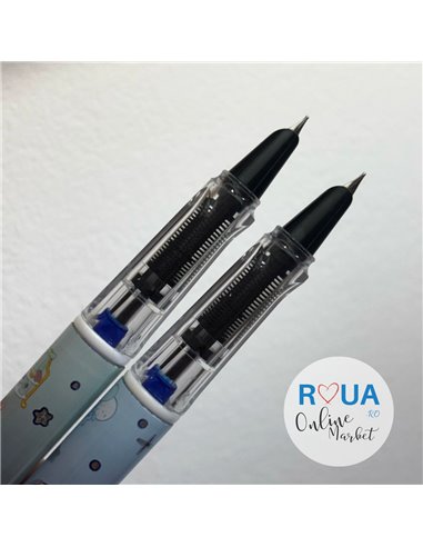 Set stilouri cu cerneala termosensibila + Rezerve, Candy, Blue marshmallow