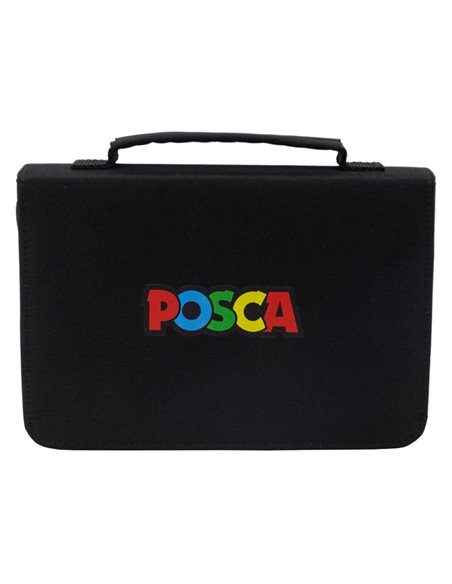 Set 24 markere POSCA in mapa, PC-1M, PC-3M, PC-5M, PC-8K, M1213