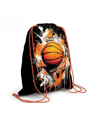Sac sport S-COOL SC3053, 46 x 35.5 cm, Motiv Basketball