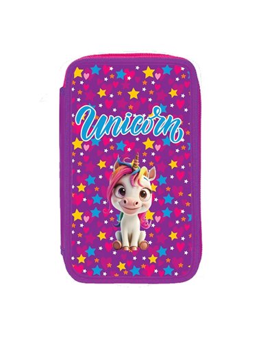 Penar echipat cu 3 fermoare S-COOL SC2920, Unicorn